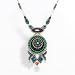 Ayala Bar Timeless Beauty Necklace in Seafoam, Mint and Magenta #3568 ANK ONK