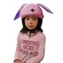 Tail Wags Helmet Cover in Child Size - Bunny