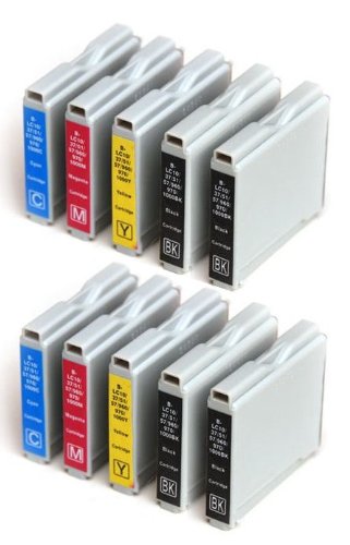 10 Brother MFC 235C Compatible Printer Ink Cartridges,