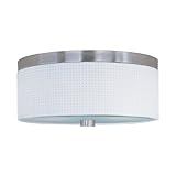 ET2 Lighting E95102-100SN 3 Light Elements Fluorescent Flush