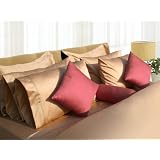 500 Thread Count Egyptian Cotton Sateen Extra Deep Pocket Sheet Set QUEEN GOLD by LinensBargains