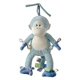 Taggies Musical Menagerie Take Along Toy, Blue Monkey