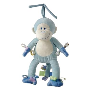 Taggies Musical Menagerie Hold Along Toy Blue Monkey