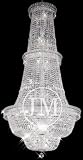 34-Light Chrome & Pewter Contemporary Chandelier - 23844SWAR3802-28/2T/ES