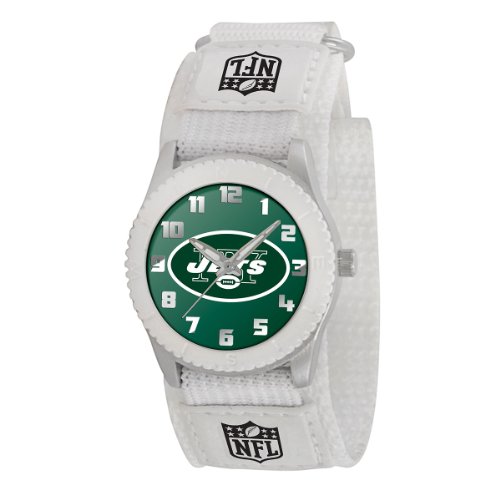 Game Time Mid-Size NFL-ROW-NYJ Rookie New York Jets Rookie White Series Watch at Amazon.com