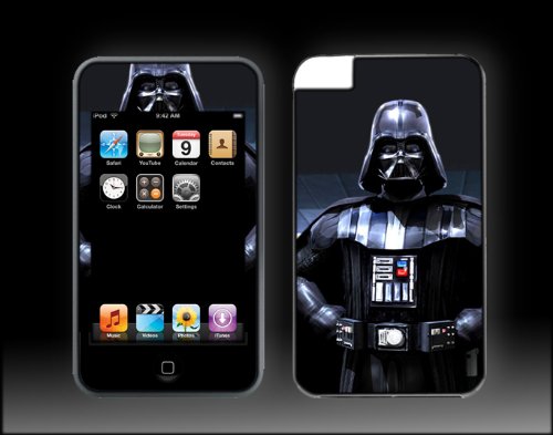  Apple iPod Touch 3G Darth Vader Star Wars Vinyl Skin kit decal cover Skins fits 2nd gen or 3rd generation iPod iTouch