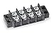 Ideal 89-204 Terminal Strips, Philslot Zinc Plated Steel, 4 Poles, 22 to 10 AWG