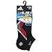adidas Men's Climacool X III Low Cut Socks (2 Pack), Black/Power Red/Onyx/Grey, One Size