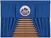 MLB New York Mets Baseball - 5pc Boys Jersey Drapes/Valance Set