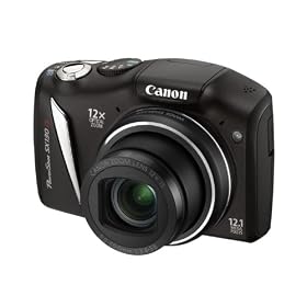 Canon PowerShot SX130 IS Digital Camera (12.1 Megapixel, 12x Zoom, 3.0 inch LCD Screen)