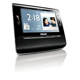 Philips - AJL308/12 - Radio-r�veil - Horloge 7" - Calendrier - Photoframe - Tuner num�rique - mp3/ wma - Musique relax.
