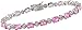 10 1/4 Carat Pink Sapphire and Diamond Bracelet in
