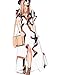 Roiii Women's Casual V Neck Sleeveless Elastic Striped Maxi Cocktail Party Dress