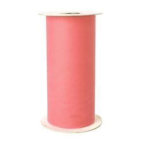 Tulle-Spool-Coral-By-The-Spool