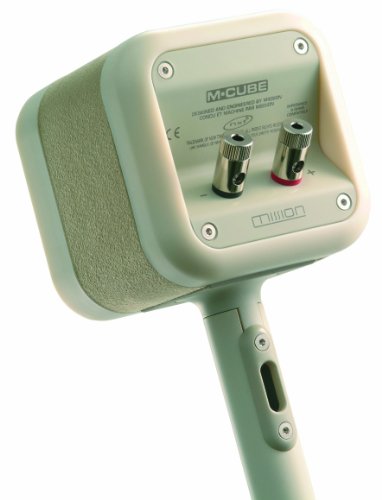 Mission M-Cube Floor Stand for Satellite Speakers (Pair, Ivory)