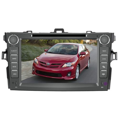 For Toyota Corolla In Dash DVD GPS Navigation 8 Inch HD Touchscreen iPod PIP RDS Virtual-CDC +Built-in MPEG-2 DVB-T