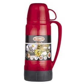 Thermos Galaxy 37 Flask Red Translucent 1.0L