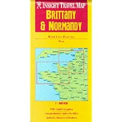 Brittany / Normandy Insight Travel Map