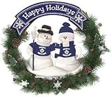 Toronto Maple Leafs 20'' Team Snowman Wreath