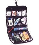 On The Go Travel Companion - Black Vinyl Travel Bag (Black) (28