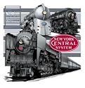 New York Central Triple Header Railroad Train Sweatshirt Pullover