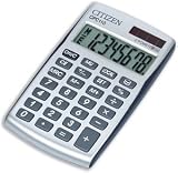 Review CITIZEN  / Citizen Calculator Handheld Currency Mark-up Solar and Battery Power Display 10 Digit Ref CPC110