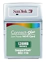 SanDisk SDWCFB-128-768 Wireless 802.11b  & 128 MB CF Card