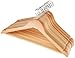 AmazonBasics Wood Suit Hangers - 16 Pack, Maple