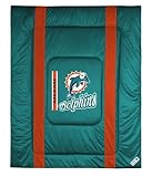 Miami Dolphins NFL "Side Line Collection" Twin Bed Comforter
