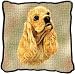 Cocker Spaniel Woven Pillow