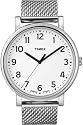 Timex Unisex-Armbanduhr Originals Easy Reader Analog Edelstahl T2N601