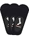 Balenzia Anti-Slip Cotton Loafer Socks - Pack of 3 (Black) RS.299.00