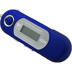 512MB Techsplosion MP3 Player (Manic Blue)