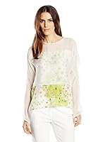 AnnaRita N Blusa (Verde / Blanco)