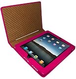 Piel Frama Pink Ipad Luxury Leather Magnetic Closure Case