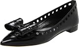 Moschino Cheap and Chic Women's Mary 2 Flat,Black,36.5 EU/6.5 M US