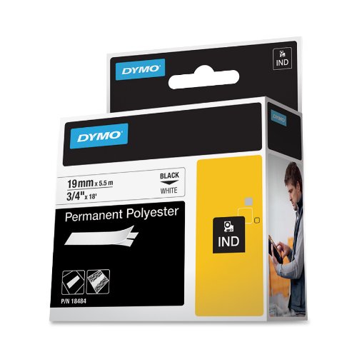 StarTech  18484 White Perm Poly Labels, 3/4