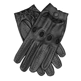 Italian Lambskin Leather Driving Gloves Size 9 Color BLK By Fratelli Orsini Everyday (PD3143) ~ Fratelli