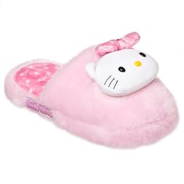 Youth Hello Kitty Scuff Slippers - Pink