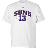 Phoenix Suns #13 Game On NBA White Short Sleeve Tee Shirt By Adidas by GametimeUSA