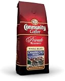 Community Coffee Private Reserve Whole Bean Coffee, Crescent City Blend, 12-Ounce Bags (Pack of 3)