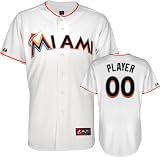 Miami Marlins Jersey: Youth Any Player Home White Replica Jersey