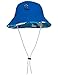 Tuga Boys Reversible Bucket Sun Hat (UPF 50+), Laguna, Medium