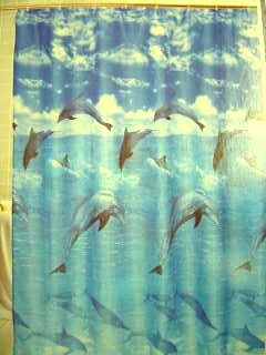 Dolphins FABRIC Shower Curtain