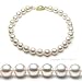 Akoya Saltwater Cultured Pearl Bracelet 7-7.5 Inches 6-6.5mm White Pearls