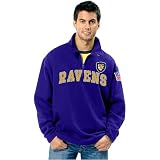 G-III Baltimore Ravens Retro Quarter Zip Fleece