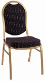 2020 Series Dark Blue Dome Back Stacking Banquet Chair