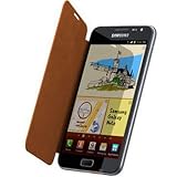 Samsung - EFC-1E1 - Coque en PU/PC pour Galaxy Note - Orange
