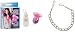 California Exotics / Swedish Erotica Silver Nipple Chain and Vibrating Pleaser Suction Cup Adult Sex Toy Kit