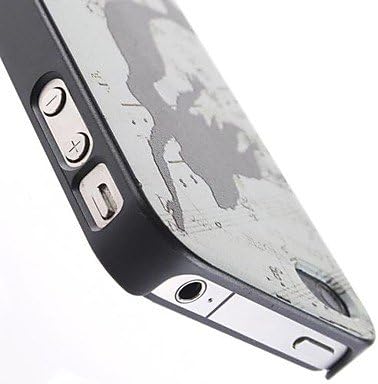 The Little Mermaid Shadow Pattern PC Hard Case with Black Frame for iPhone 4/4S